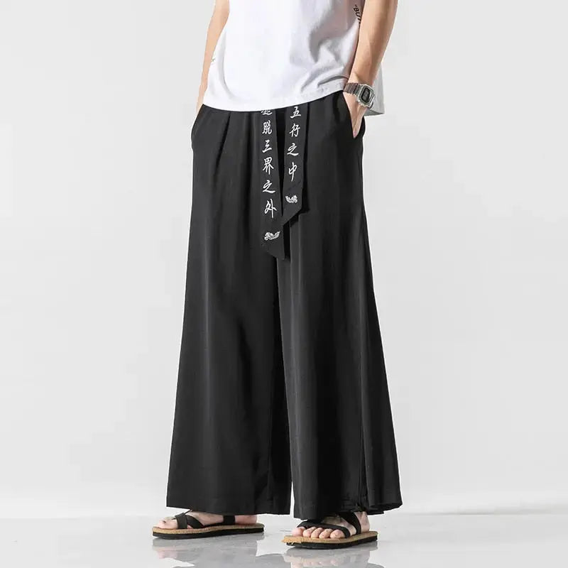 Hakama 'Kokutan' für Männer – Hose im japanischen Stil für Herren und Damen