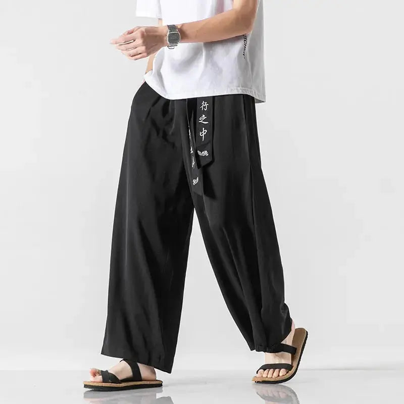 Hakama 'Kokutan' für Männer – Hose für den Alltag, Premium-Qualität