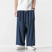 Hakama 'Konakoi' für Männer – weiter Schnitt, Hose im japanischen Design