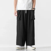 Hakama 'Mitsuryo' für Männer – weiter Schnitt, Hose im japanischen Design