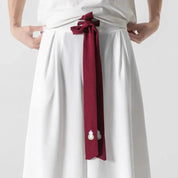 Hakama für Männer 'Shiro Umare – weiter Schnitt, Hose im japanischen Design