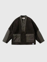 Hanten Wolle Patchwork – japanisches Gewand, Kimono im japanischen Design