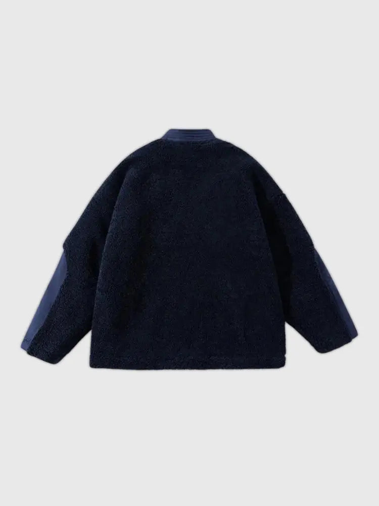 Hanten Wolle Patchwork – Kimono für traditionelle Anlässe, Premium-Qualität
