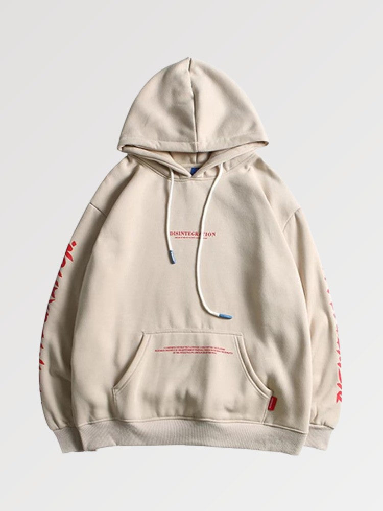 Japanischer Streetwear-Hoodie 'Akuma' – Oversize, Hoodie im japanischen Design