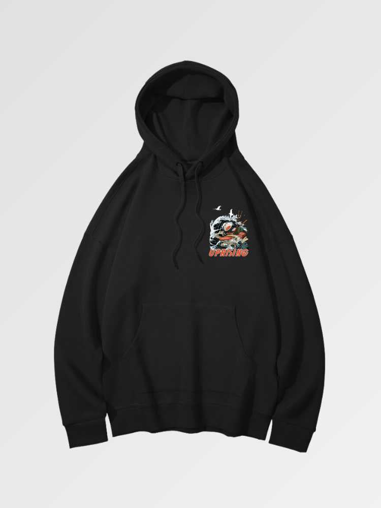 Hoodie mit japanischem Text 'Miyoshi' – Oversize, Hoodie im japanischen Design