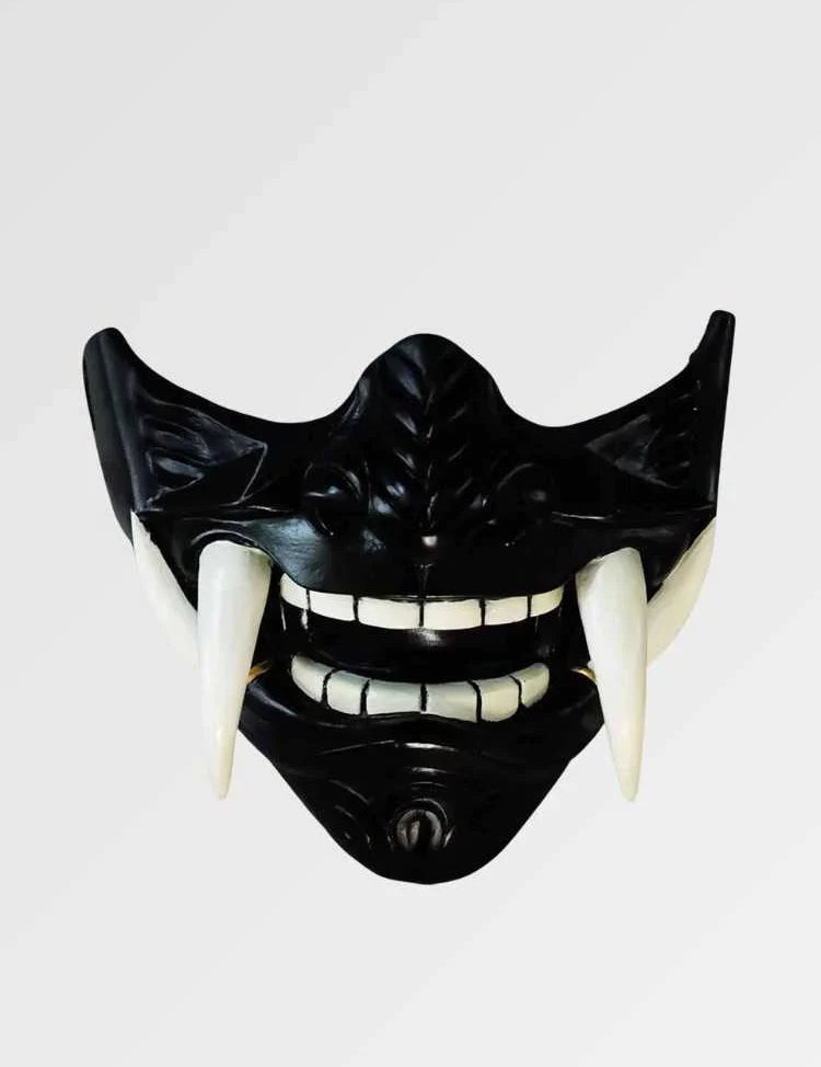 Japanische Halbmaske 'Ama-no-Jaku' – Maske im traditionellen japanischen Stil für Unisex