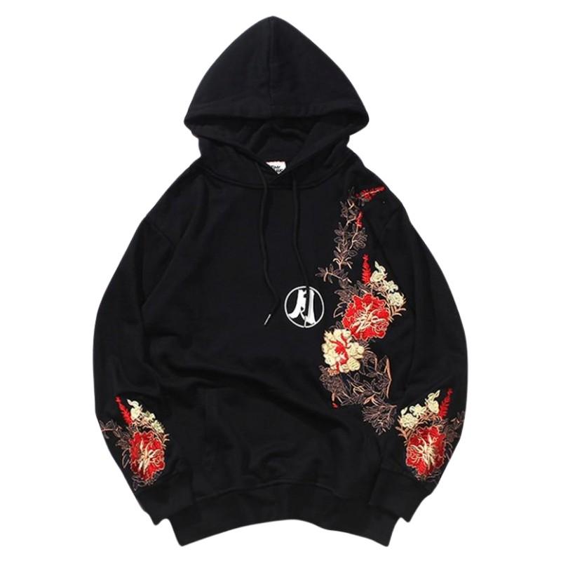 Japanischer Mond-Kapuzenpulli 'Moonlight' – Hoodie für Winter und Herbst, Premium-Qualität