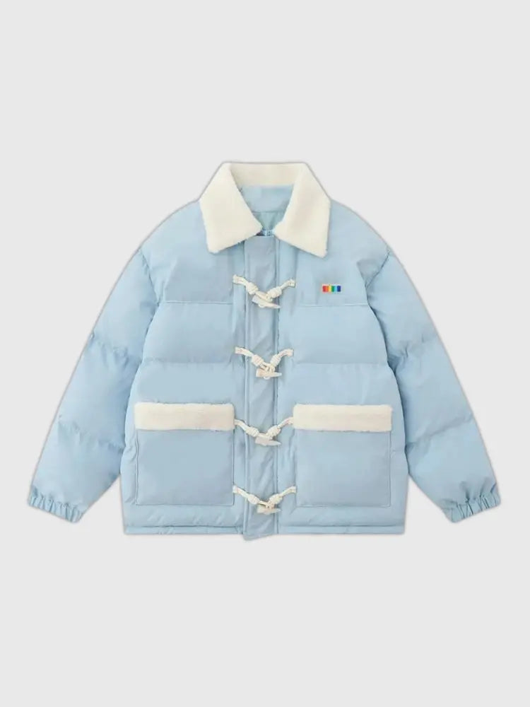 Wintermantel im japanischen Stil – Wickelmantel für den Winter, Premium-Qualität