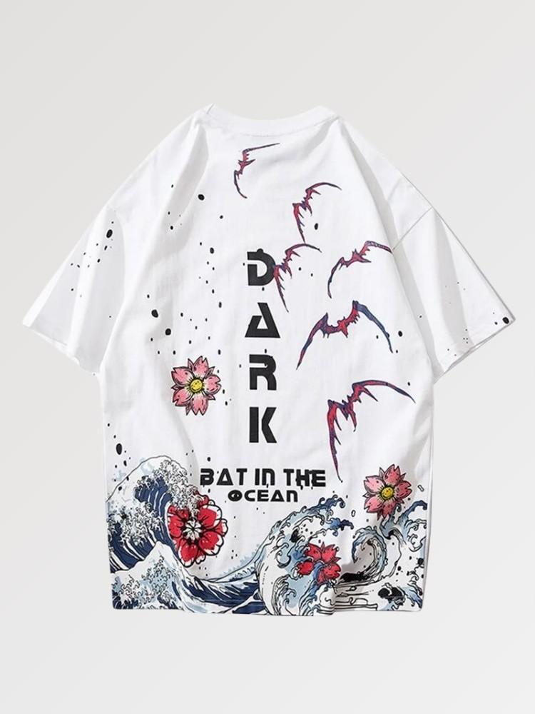 Japanisches Art-T-Shirt 'Okarina Édit' – Oversize, T-Shirt im japanischen Design