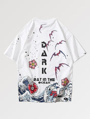 Japanisches Art-T-Shirt 'Okarina Édit' – Oversize, T-Shirt im japanischen Design