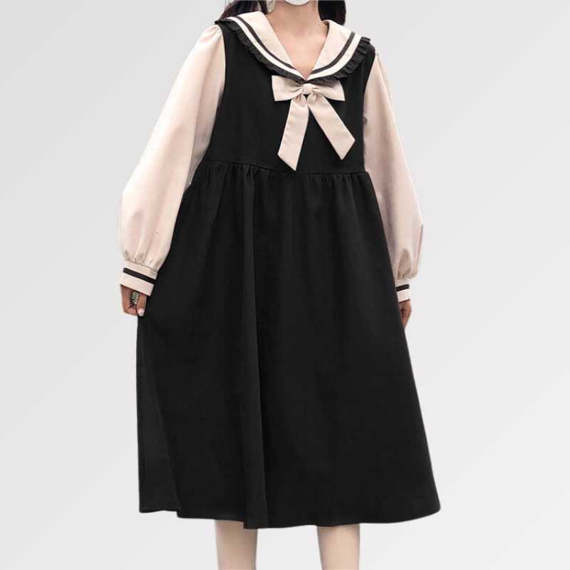 Japanisches Kawaii-Kleid 'Velvet' – Kleid im japanischen Stil für Damen