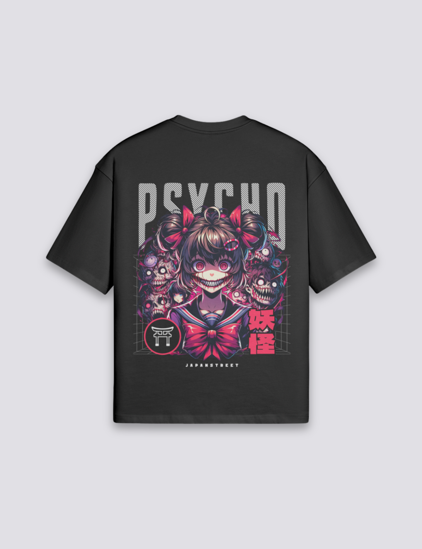 Japanisches Anime-T-Shirt – T-Shirt im Streetwear-Stil für Herren und Damen