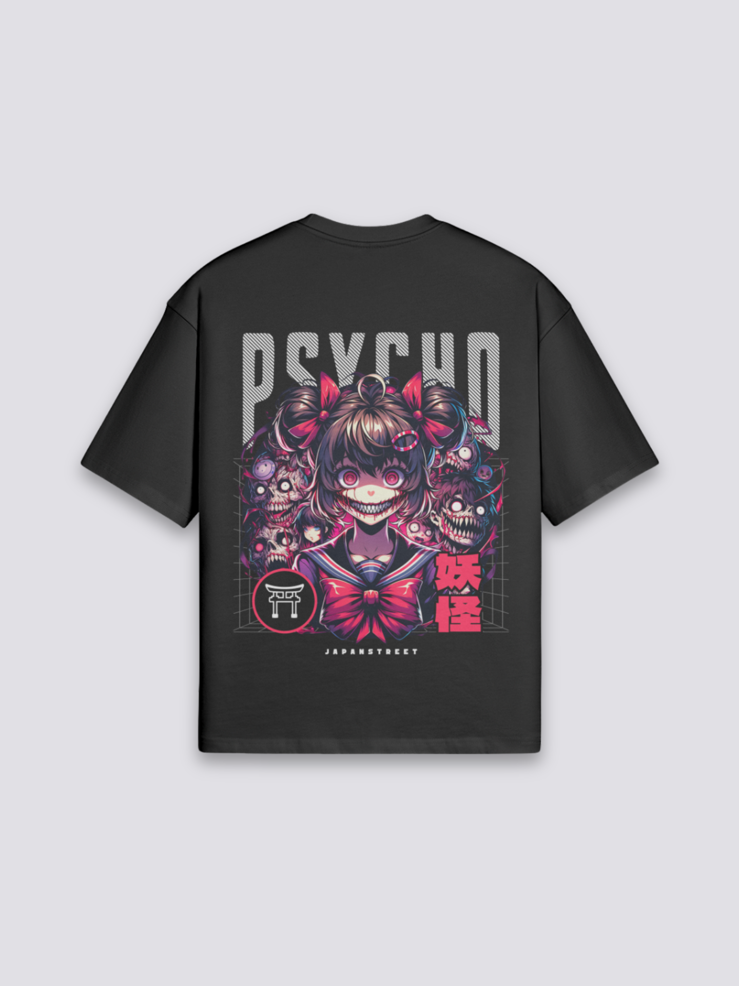 Japanisches Anime-T-Shirt – T-Shirt im Streetwear-Stil für Herren und Damen