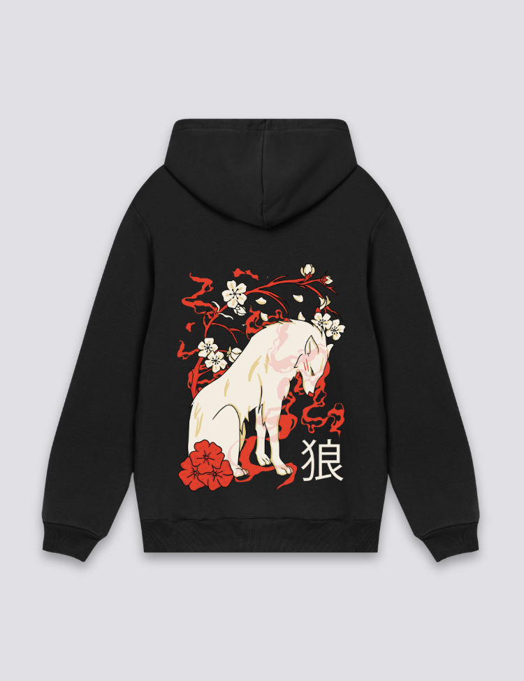 Japanische Zeichnung Hoodie – Hoodie im Streetwear-Stil für Herren und Damen