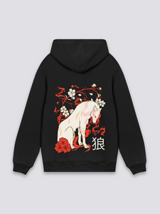 Japanische Zeichnung Hoodie - ドレッシン