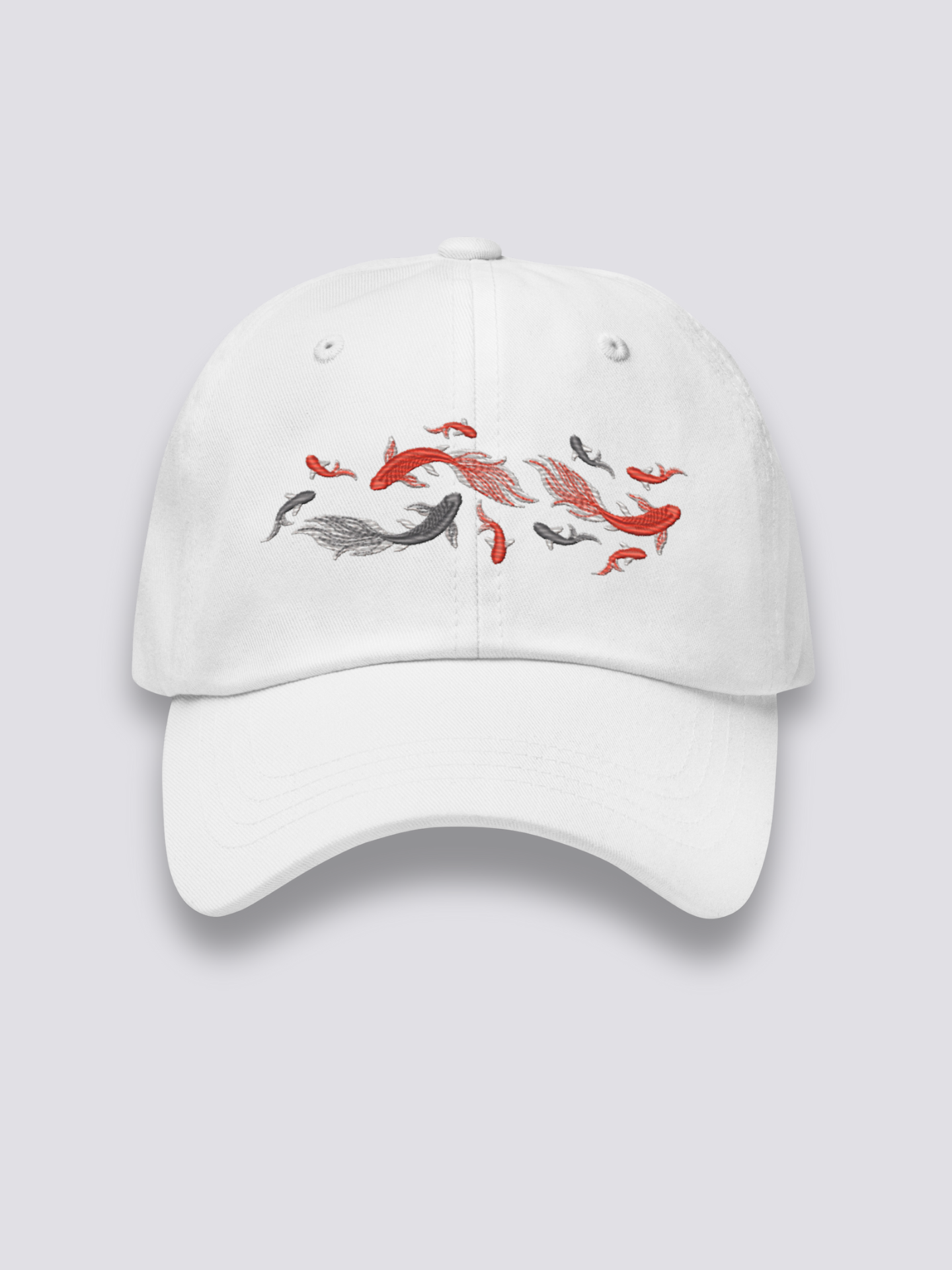 Japanische Fischmütze – bestickt, Baseball Cap im japanischen Design