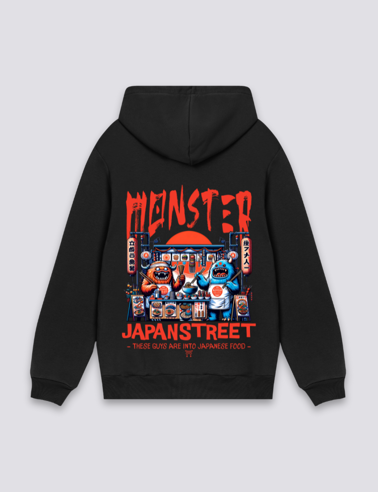 Japanischer Food-Truck-Hoodie – Hoodie im Streetwear-Stil für Herren und Damen