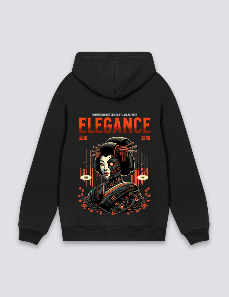 Japanisch inspirierter Hoodie – Hoodie im Streetwear-Stil für Herren und Damen