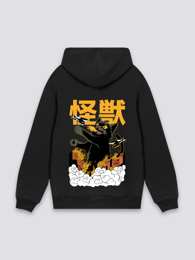 Japanischer Kanji Hoodie – Hoodie im Streetwear-Stil für Herren und Damen