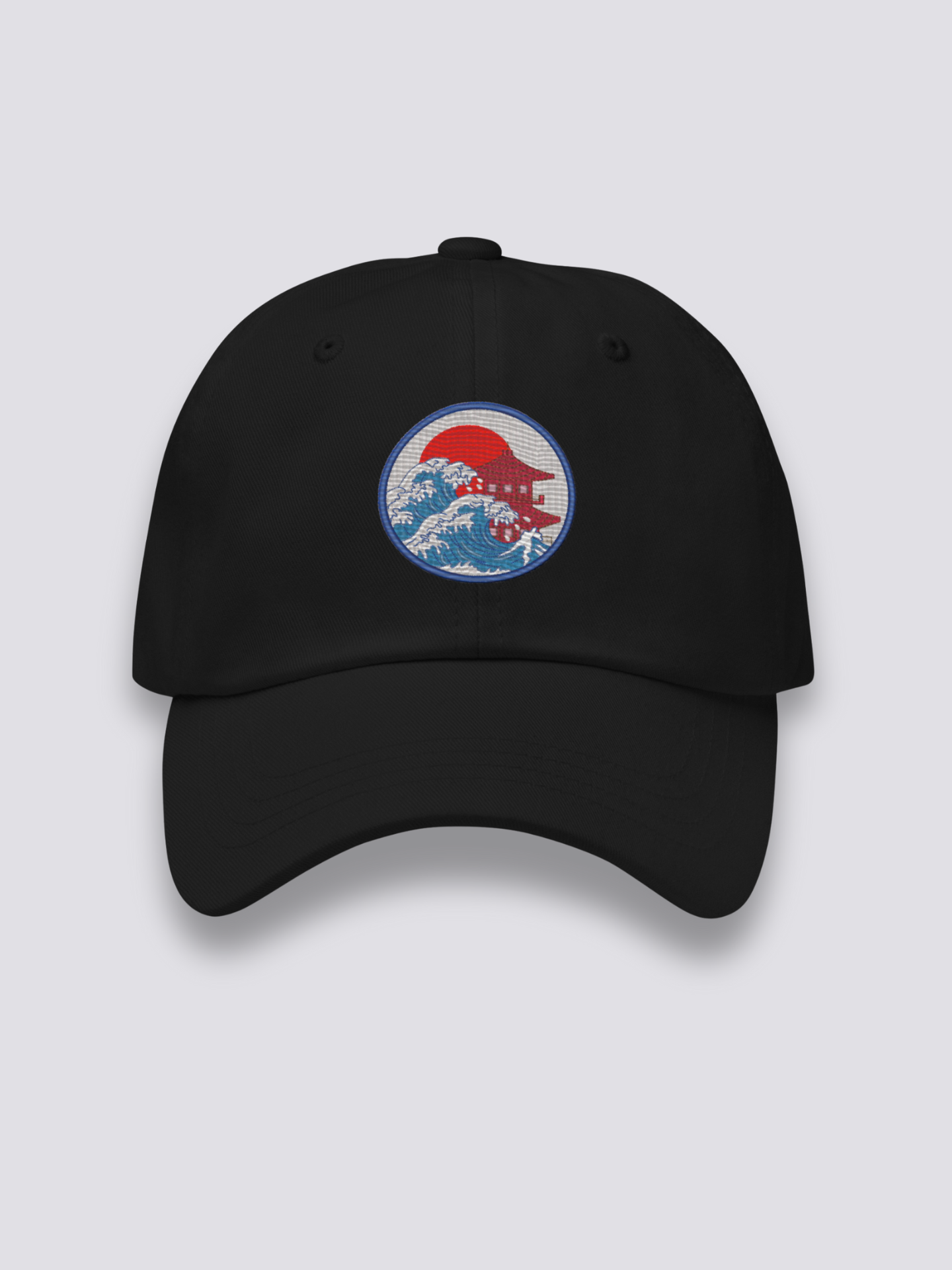 Japanische Logo-Mütze – Detail: verstellbar, Baseball Cap japanischen Stil
