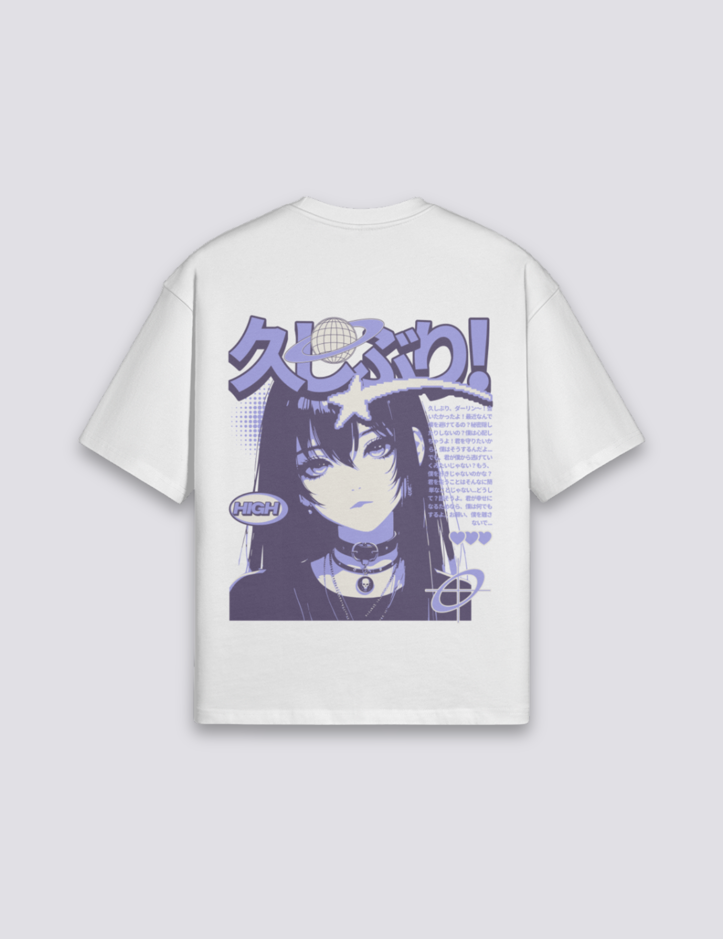 Japanisches Manga-T-Shirt – T-Shirt im Streetwear-Stil für Herren und Damen