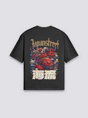 Japanisches T-Shirt in Übergröße – T-Shirt im Streetwear-Stil für Herren und Damen