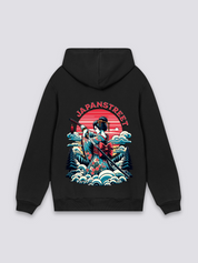 Japanischer Kapuzenpulli mit Druck – Hoodie im Streetwear-Stil für Herren und Damen