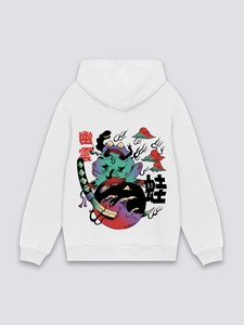 Japanischer Retro-Hoodie - レトロ