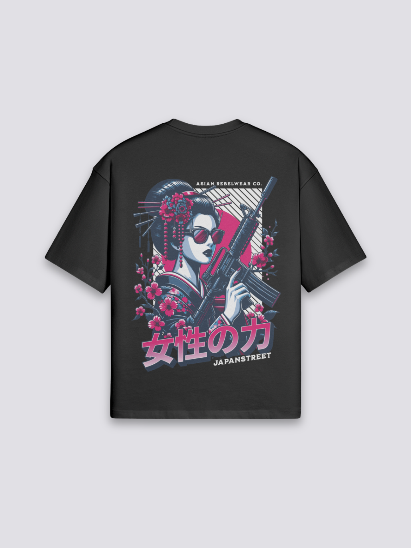 Japanisches Streetwear-T-Shirt – T-Shirt im Streetwear-Stil für Herren und Damen