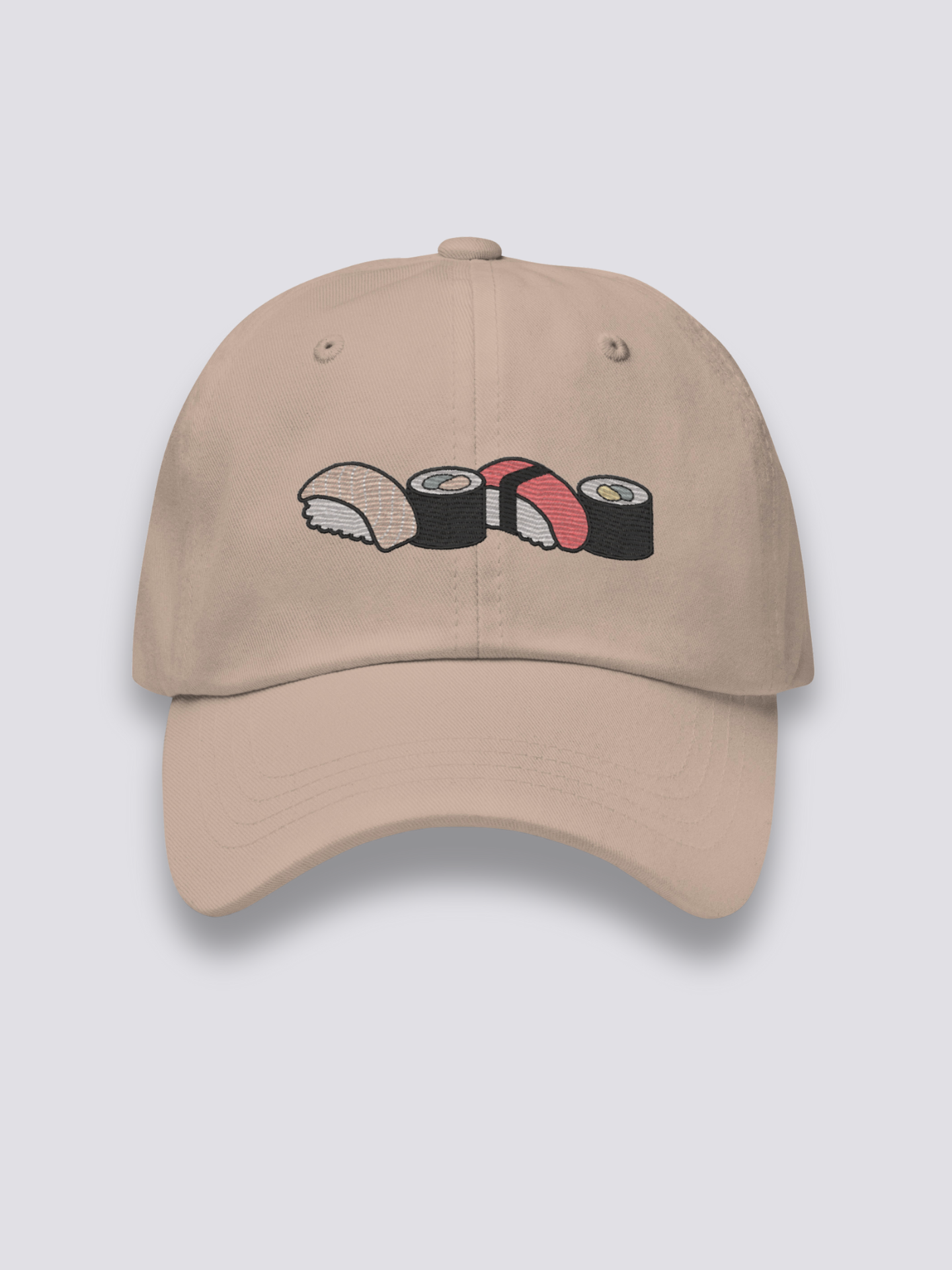 Japanische Sushi-Mütze – bestickt, Baseball Cap im japanischen Design