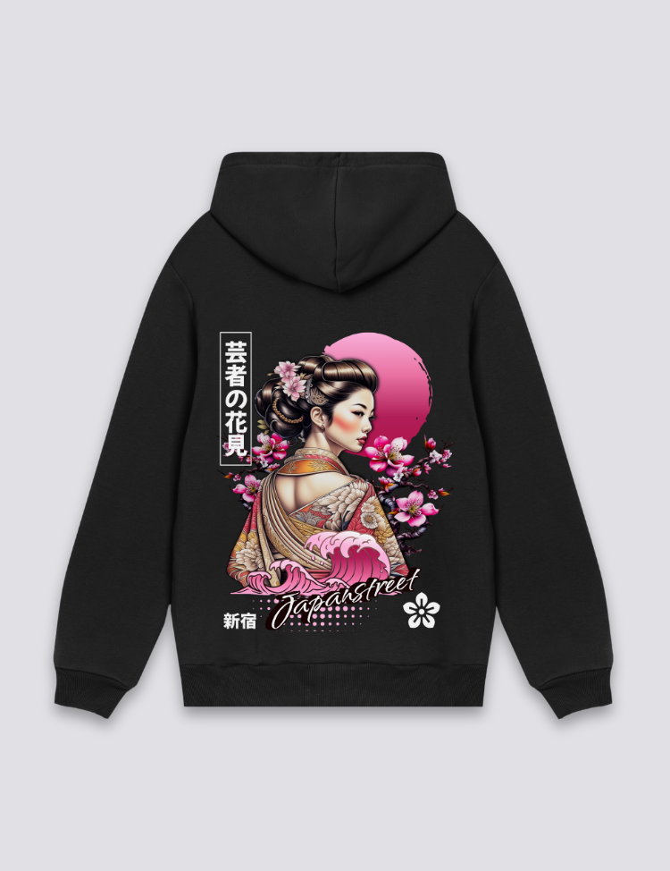 Japanisches Sweatshirt – Hoodie im Streetwear-Stil für Herren und Damen