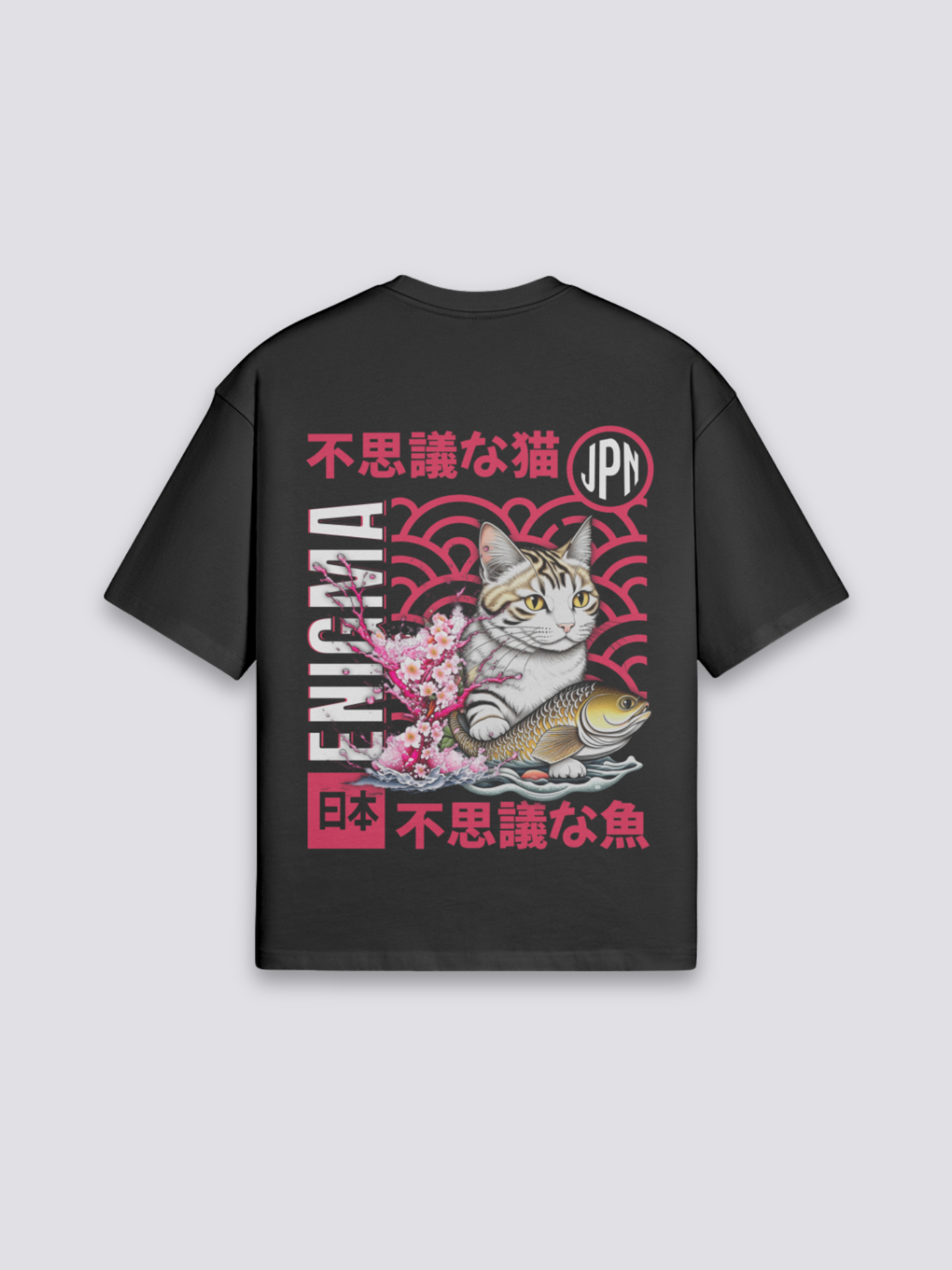 Traditionelles japanisches T-Shirt – T-Shirt im Streetwear-Stil für Herren und Damen