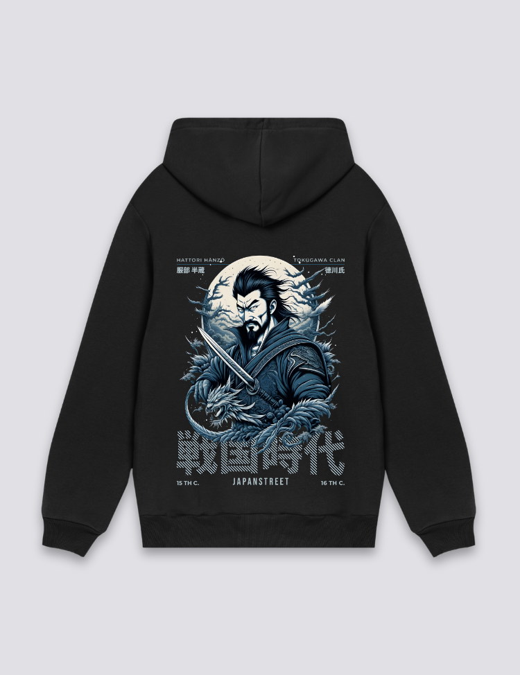 Japanischer Schrift-Hoodie – Hoodie im Streetwear-Stil für Herren und Damen