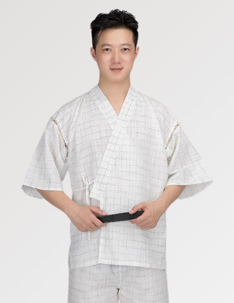 Jinbei Man Weiß 'Samura Set' Japanstreet