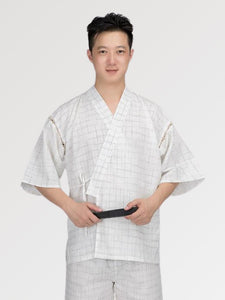 Weißer Jinbei für Männer 'Samura Set'