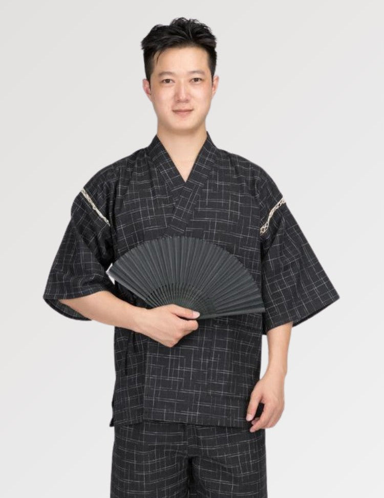 Jinbei Man Schwarz 'Samura Set' Japanstreet