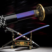 Lila Klinge Katana – Katana im traditionellen japanischen Stil für Unisex