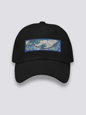 Kanagawa-Mütze – bestickt, Baseball Cap im japanischen Design