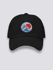 Kanagawa Wave Cap – Detail: verstellbar, Baseball Cap japanischen Stil