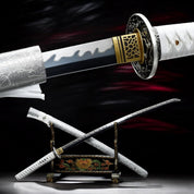 Weißes Katana-Schwert – Katana im traditionellen japanischen Stil für Unisex
