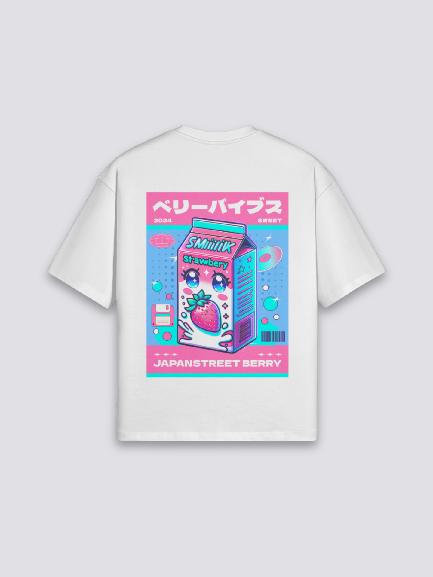 Kawaii T-Shirt – T-Shirt im Streetwear-Stil für Herren und Damen
