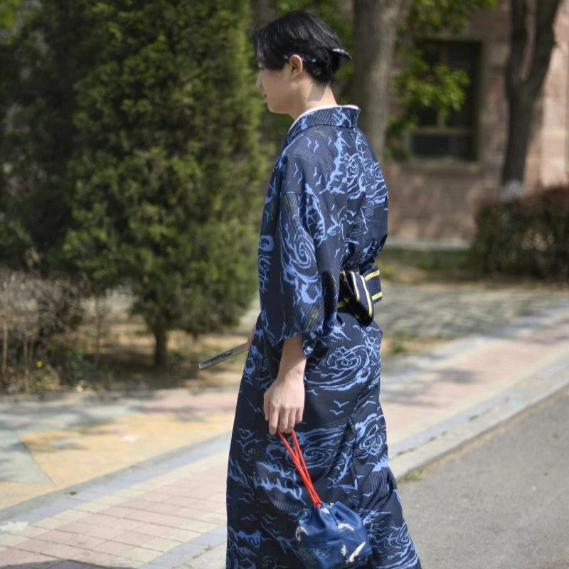Antiker japanischer Kimono 'Hakinama' – japanisches Gewand, Kimono im japanischen Design