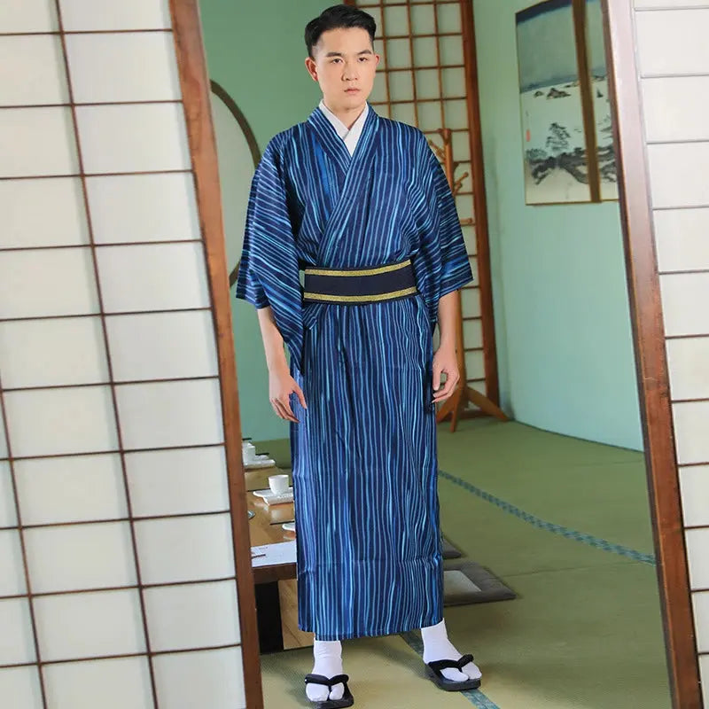 Kurzer Kimono für Männer 'Matoji' – japanisches Gewand, Kimono im japanischen Design