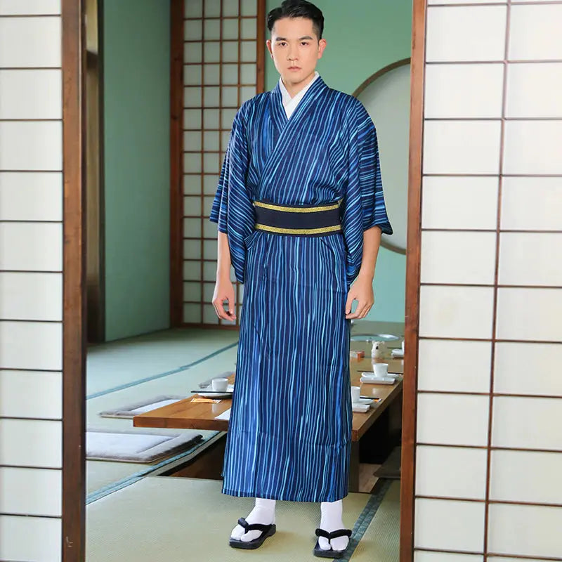 Kurzer Kimono für Männer 'Matoji' – Kimono im traditionellen japanischen Stil für Herren und Damen