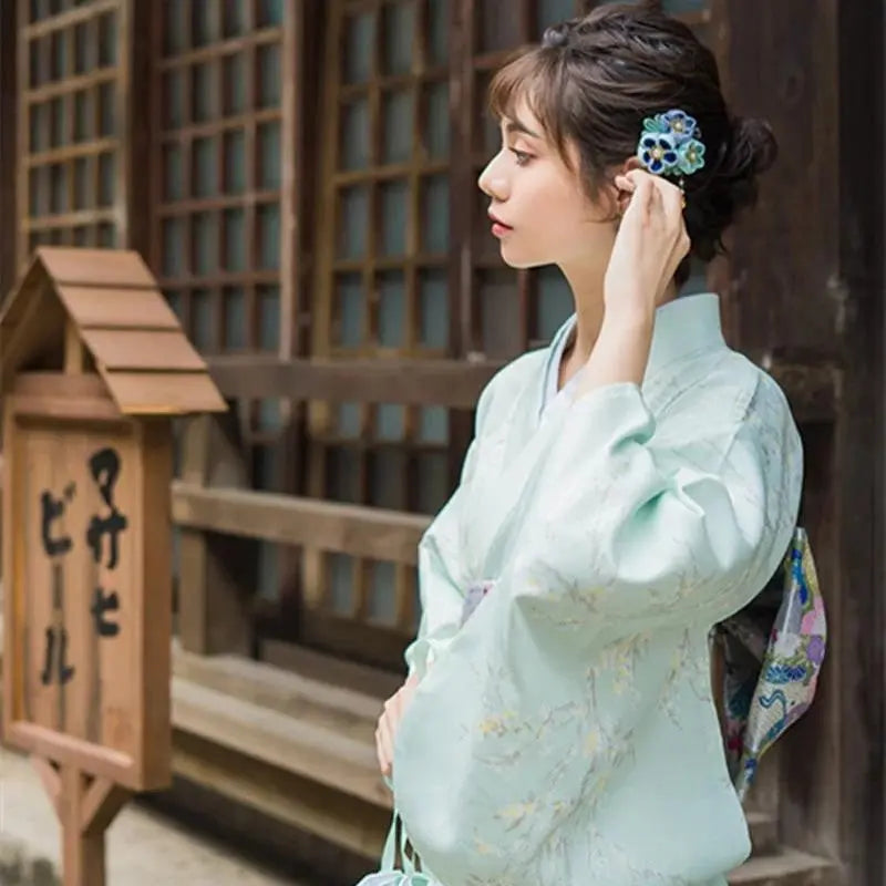 Traditioneller japanischer Damen-Kimono 'Kyou' – Kimono für traditionelle Anlässe, Premium-Qualität