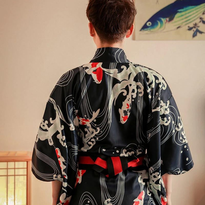 Herren-Kimono 'Hekinan' – japanisches Gewand, Kimono im japanischen Design