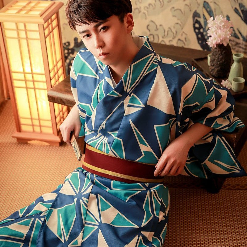Moderner Herren-Kimono 'Toyoashi' – Kimono im traditionellen japanischen Stil für Herren und Damen