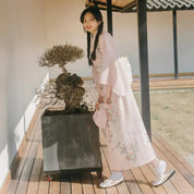 Japanischer Damen-Kimono 'Hachioji' – Detail: lange Ärmel, Kimono japanischen Stil