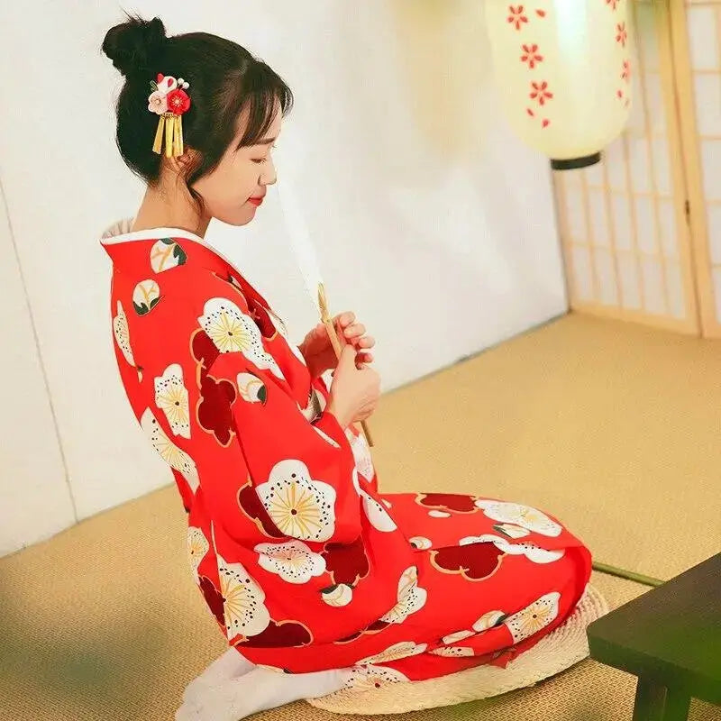 Japanischer Damen-Kimono 'Niigata' – Detail: lange Ärmel, Kimono japanischen Stil