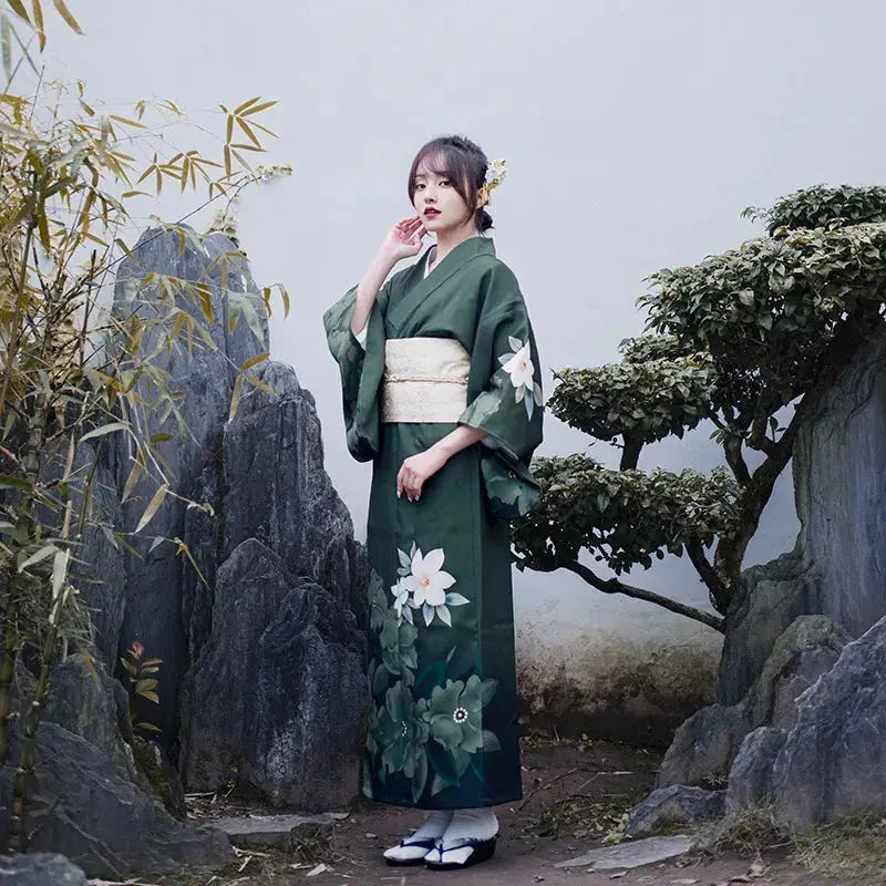 Japanischer Damen-Kimono 'Yumiko' – japanisches Gewand, Kimono im japanischen Design